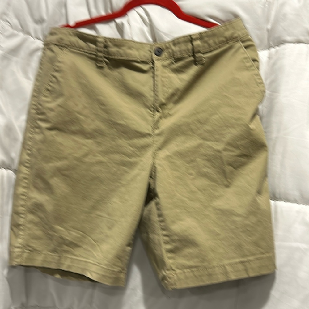 khaki shorts